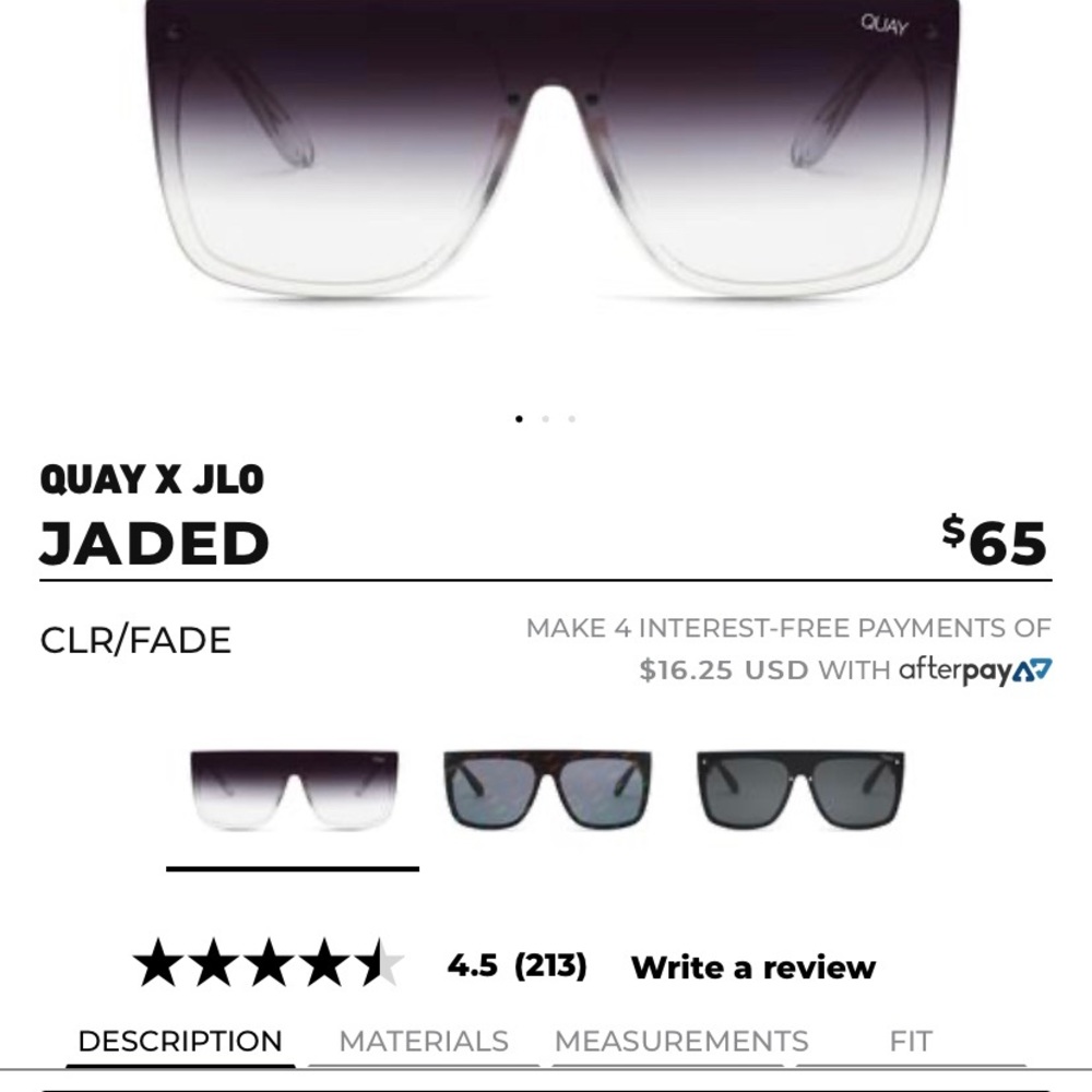 QUAY X JLO JADED